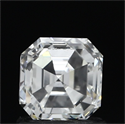 1.00 quilates, Asscher Diamante , Color D, claridad VVS2 y certificado por GIA