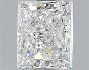 Picture of 1.00 Carats, Princess Diamond with  Cut, F Color, SI1 Clarity and Certified by GIA