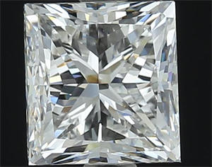 Picture of 1.50 Carats, Princess Diamond with  Cut, F Color, VVS1 Clarity and Certified by GIA