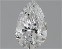 1.02 Carats, Pear Diamond with  Cut, D Color, SI2 Clarity and Certified by GIA