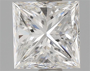 Picture of 1.06 Carats, Princess Diamond with  Cut, E Color, VS1 Clarity and Certified by GIA