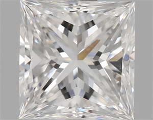 Picture of 1.02 Carats, Princess Diamond with  Cut, E Color, VVS2 Clarity and Certified by GIA