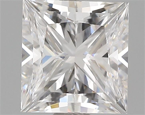 Picture of 1.00 Carats, Princess Diamond with  Cut, E Color, VS2 Clarity and Certified by GIA