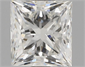 1.01 Carats, Princess Diamond with  Cut, I Color, VVS1 Clarity and Certified by GIA