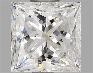 Picture of 1.01 Carats, Princess Diamond with  Cut, E Color, VVS2 Clarity and Certified by GIA