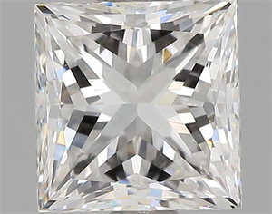 Picture of 1.02 Carats, Princess Diamond with  Cut, F Color, VVS2 Clarity and Certified by GIA