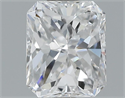 1.00 Carats, Radiant Diamond with  Cut, D Color, VS1 Clarity and Certified by GIA