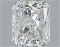 1.05 Carats, Radiant Diamond with  Cut, F Color, VVS2 Clarity and Certified by GIA