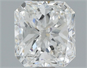 1.01 Carats, Radiant Diamond with  Cut, F Color, VVS2 Clarity and Certified by GIA