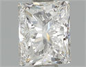 1.00 Carats, Princess Diamond with  Cut, F Color, VVS2 Clarity and Certified by GIA