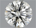 0.70 Carats, Round Diamond with Excellent Cut, I Color, VS2 Clarity and Certified by GIA