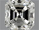 1.01 Carats, Asscher Diamond with  Cut, I Color, VVS2 Clarity and Certified by GIA