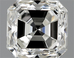 Picture of 1.01 Carats, Asscher Diamond with  Cut, H Color, IF Clarity and Certified by GIA