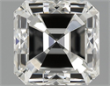 1.27 Carats, Asscher Diamond with  Cut, H Color, IF Clarity and Certified by GIA