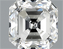 1.00 Carats, Asscher Diamond with  Cut, F Color, VS1 Clarity and Certified by GIA