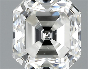 Foto 1.00 quilates, Asscher Diamante , Color F, claridad VS1 y certificado por GIA de