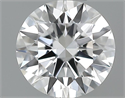 0.30 Carats, Round Diamond with Excellent Cut, D Color, VVS2 Clarity and Certified by GIA