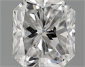 1.01 Carats, Radiant Diamond with  Cut, D Color, SI2 Clarity and Certified by GIA