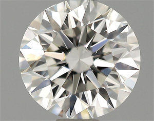 Picture of 0.50 Carats, Round Diamond with Very Good Cut, H Color, VS1 Clarity and Certified by GIA