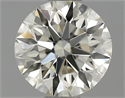 0.40 Carats, Round Diamond with Excellent Cut, L Color, IF Clarity and Certified by GIA