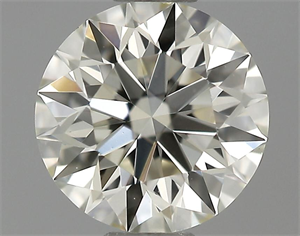 Picture of 0.40 Carats, Round Diamond with Excellent Cut, L Color, IF Clarity and Certified by GIA