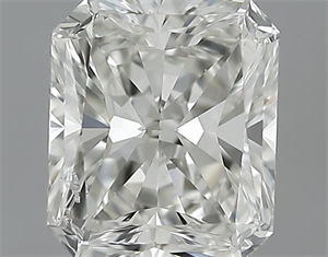 Picture of 0.90 Carats, Radiant Diamond with  Cut, H Color, SI1 Clarity and Certified by GIA