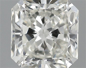 Picture of 0.39 Carats, Radiant Diamond with  Cut, H Color, VVS2 Clarity and Certified by GIA