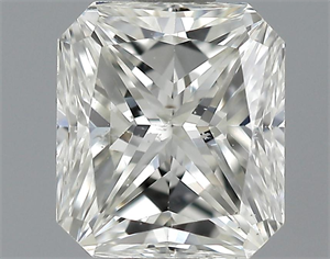 Picture of 0.72 Carats, Radiant Diamond with  Cut, H Color, SI1 Clarity and Certified by GIA