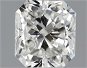 0.72 Carats, Radiant Diamond with  Cut, G Color, VVS2 Clarity and Certified by GIA