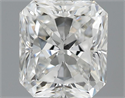 0.70 Carats, Radiant Diamond with  Cut, E Color, VS1 Clarity and Certified by GIA
