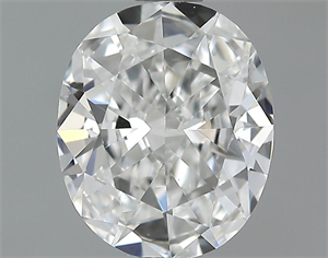 Picture of 1.05 Carats, Oval Diamond with  Cut, F Color, VVS1 Clarity and Certified by GIA