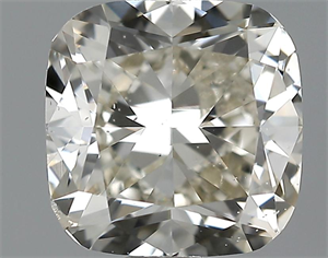 Picture of 0.92 Carats, Cushion Diamond with  Cut, L Color, SI1 Clarity and Certified by GIA