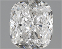 0.80 Carats, Cushion Diamond with  Cut, D Color, SI1 Clarity and Certified by GIA