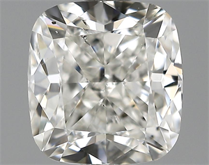 Picture of 1.00 Carats, Cushion Diamond with  Cut, I Color, SI1 Clarity and Certified by GIA