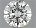 0.30 Carats, Round Diamond with Excellent Cut, D Color, VVS2 Clarity and Certified by GIA