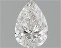 0.74 quilates, De pera Diamante , Color D, claridad VS2 y certificado por GIA