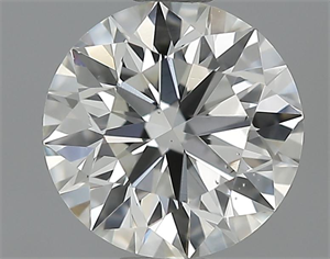 Picture of 0.73 Carats, Round Diamond with Excellent Cut, J Color, VVS2 Clarity and Certified by GIA