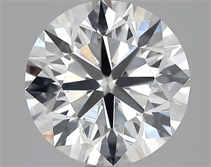 Picture of 4.04 Carats, Round Diamond with Very Good Cut, D Color, VS1 Clarity and Certified by GIA