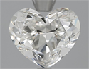 2.01 Carats, Heart Diamond with  Cut, H Color, VS2 Clarity and Certified by GIA