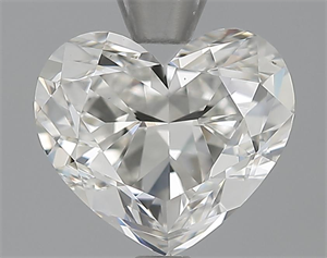 Picture of 2.01 Carats, Heart Diamond with  Cut, H Color, VS2 Clarity and Certified by GIA