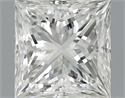 0.80 Carats, Princess Diamond with  Cut, G Color, SI1 Clarity and Certified by GIA