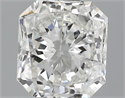 1.01 Carats, Radiant Diamond with  Cut, H Color, VVS1 Clarity and Certified by GIA