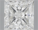 1.01 Carats, Princess Diamond with  Cut, E Color, VS1 Clarity and Certified by GIA