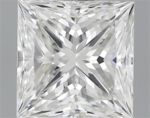 Picture of 1.01 Carats, Princess Diamond with  Cut, E Color, VS1 Clarity and Certified by GIA