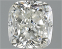 0.70 Carats, Cushion Diamond with  Cut, H Color, VS2 Clarity and Certified by GIA