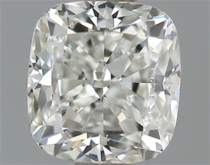 Picture of 0.71 Carats, Cushion Diamond with  Cut, H Color, VVS2 Clarity and Certified by GIA
