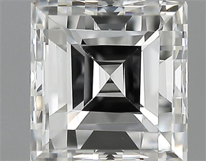 Picture of 0.61 Carats, Asscher Diamond with  Cut, E Color, VS2 Clarity and Certified by GIA