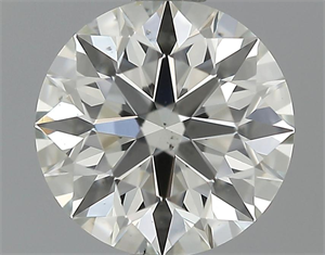 Picture of 0.81 Carats, Round Diamond with Excellent Cut, K Color, VS2 Clarity and Certified by GIA