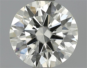 Picture of 0.64 Carats, Round Diamond with Excellent Cut, M Color, SI2 Clarity and Certified by GIA