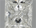 1.01 Carats, Princess Diamond with  Cut, H Color, VVS2 Clarity and Certified by GIA